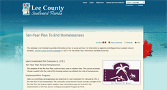 Desktop Screenshot of dhs10yearplan.leegov.com